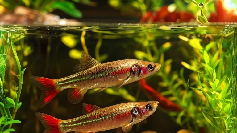 Fische im Miniteich